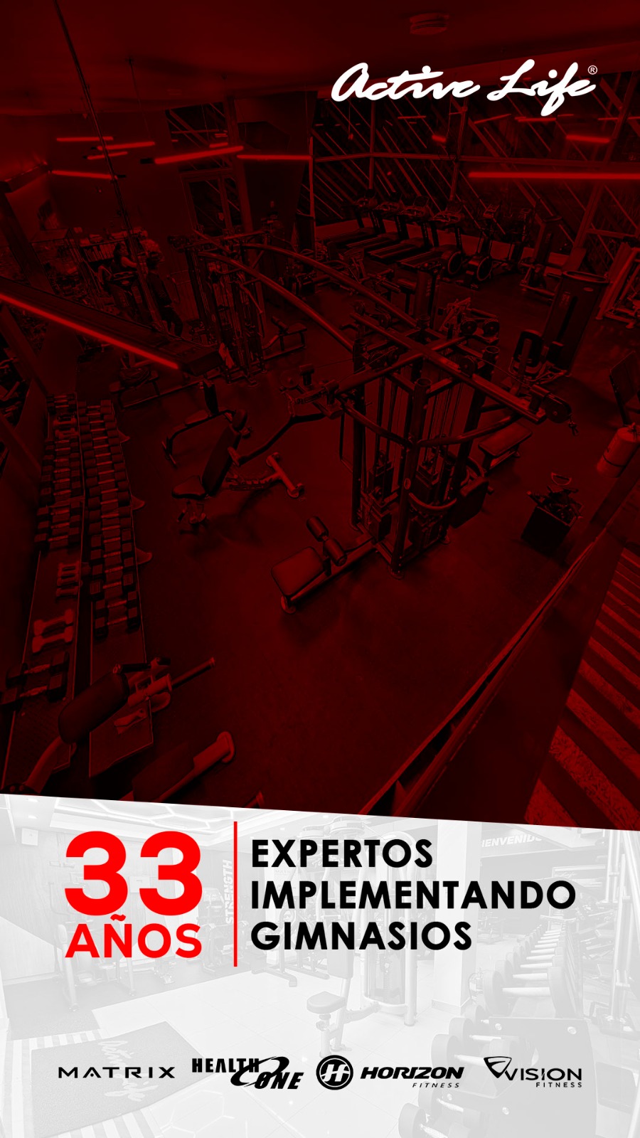 activelife maquinas de gimnasio