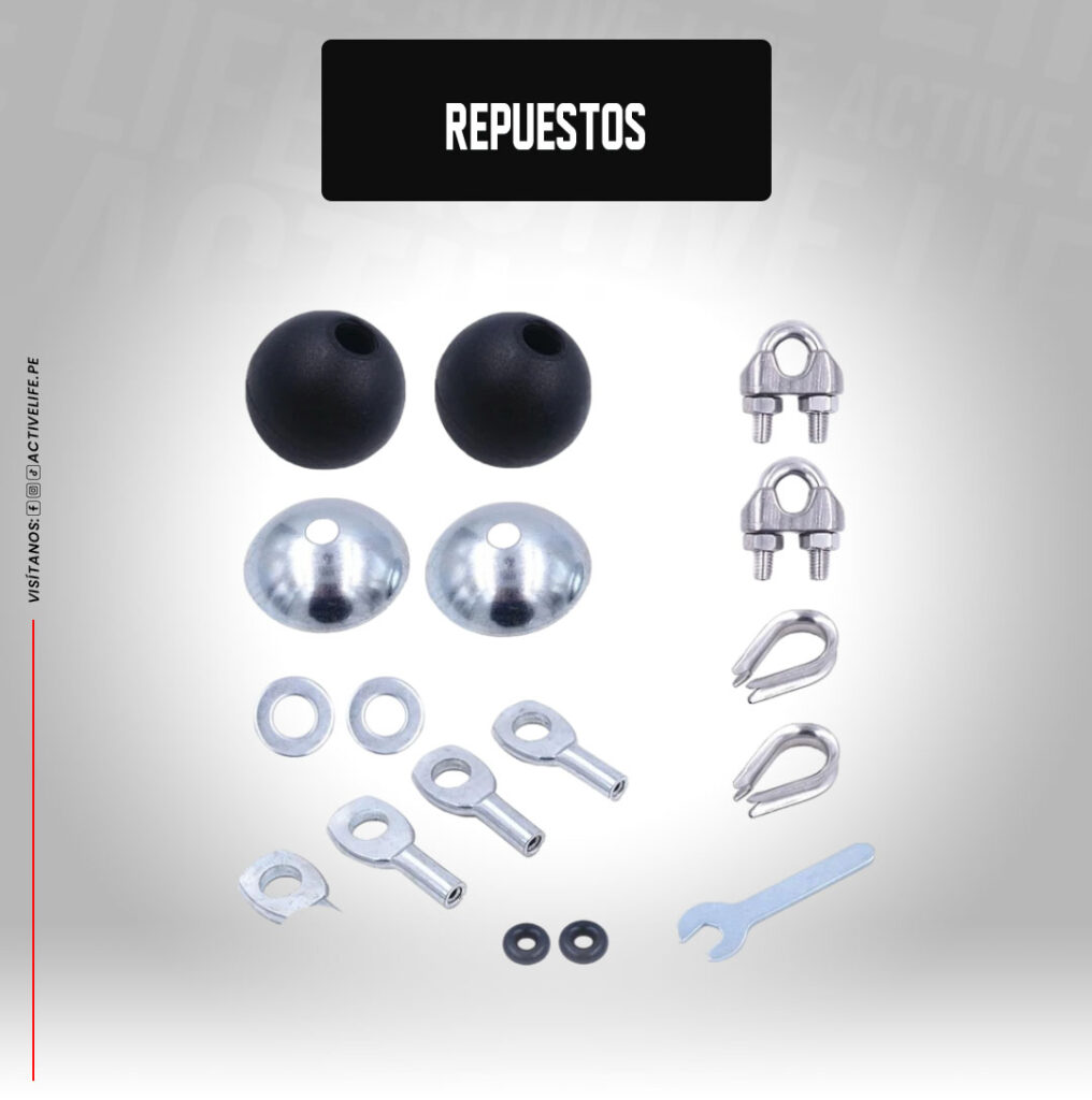 repuestos para maquinas de gimnasio, trotadoras, bicicletas, mancuernas, bancas activelife