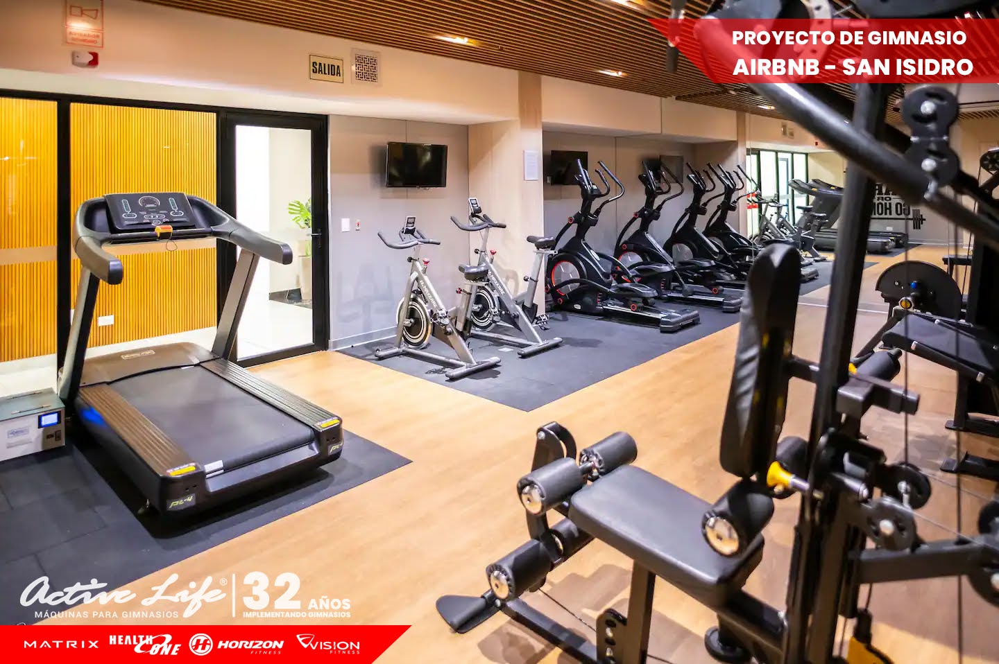 proyecto de gimnasio condominios activelife matrix compacta hogar