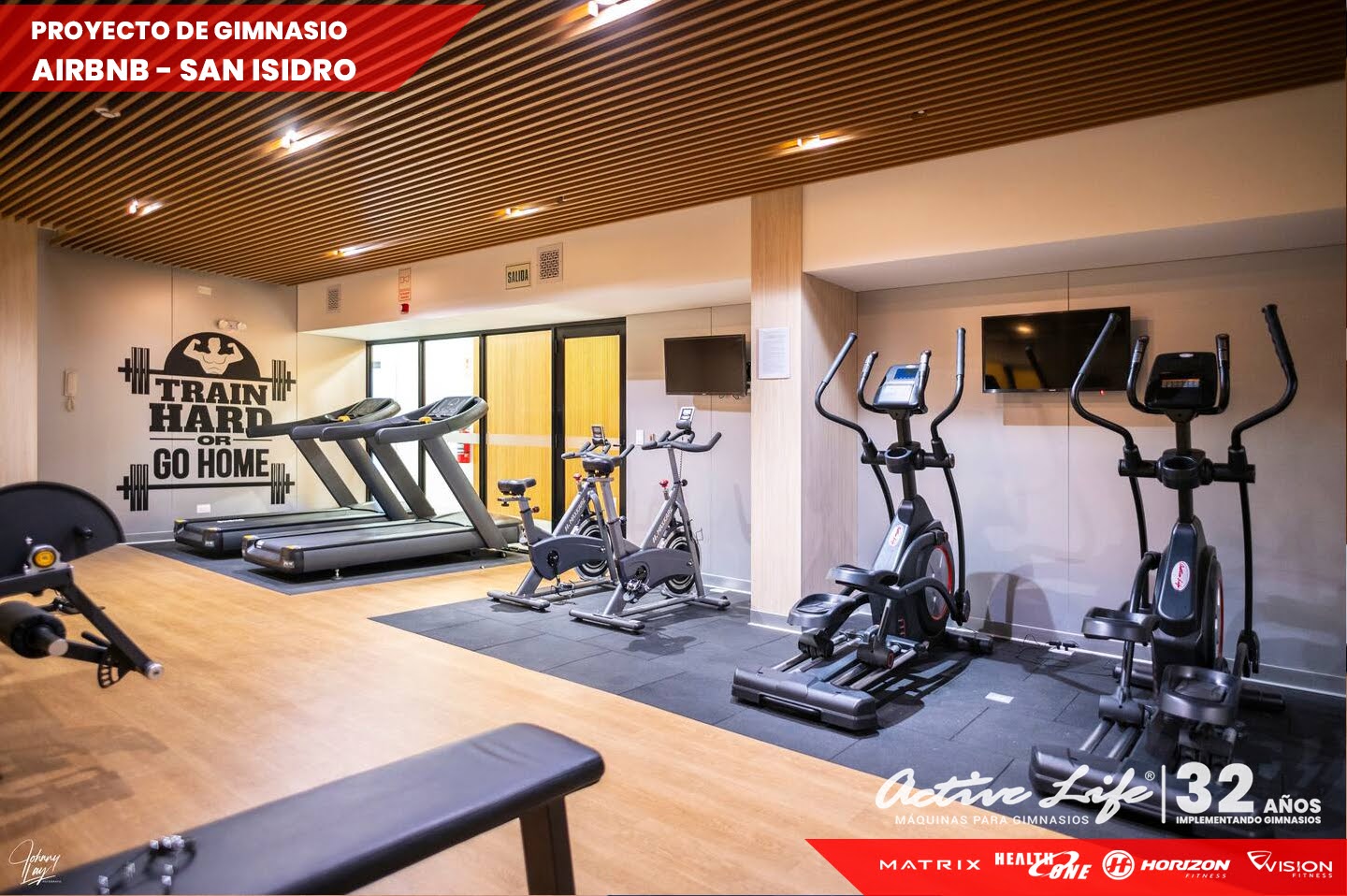 proyecto de gimnasio condominios activelife matrix compacta hogar