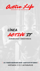 MAQUINAS ACTIVELIFE - ACTIVE IT
