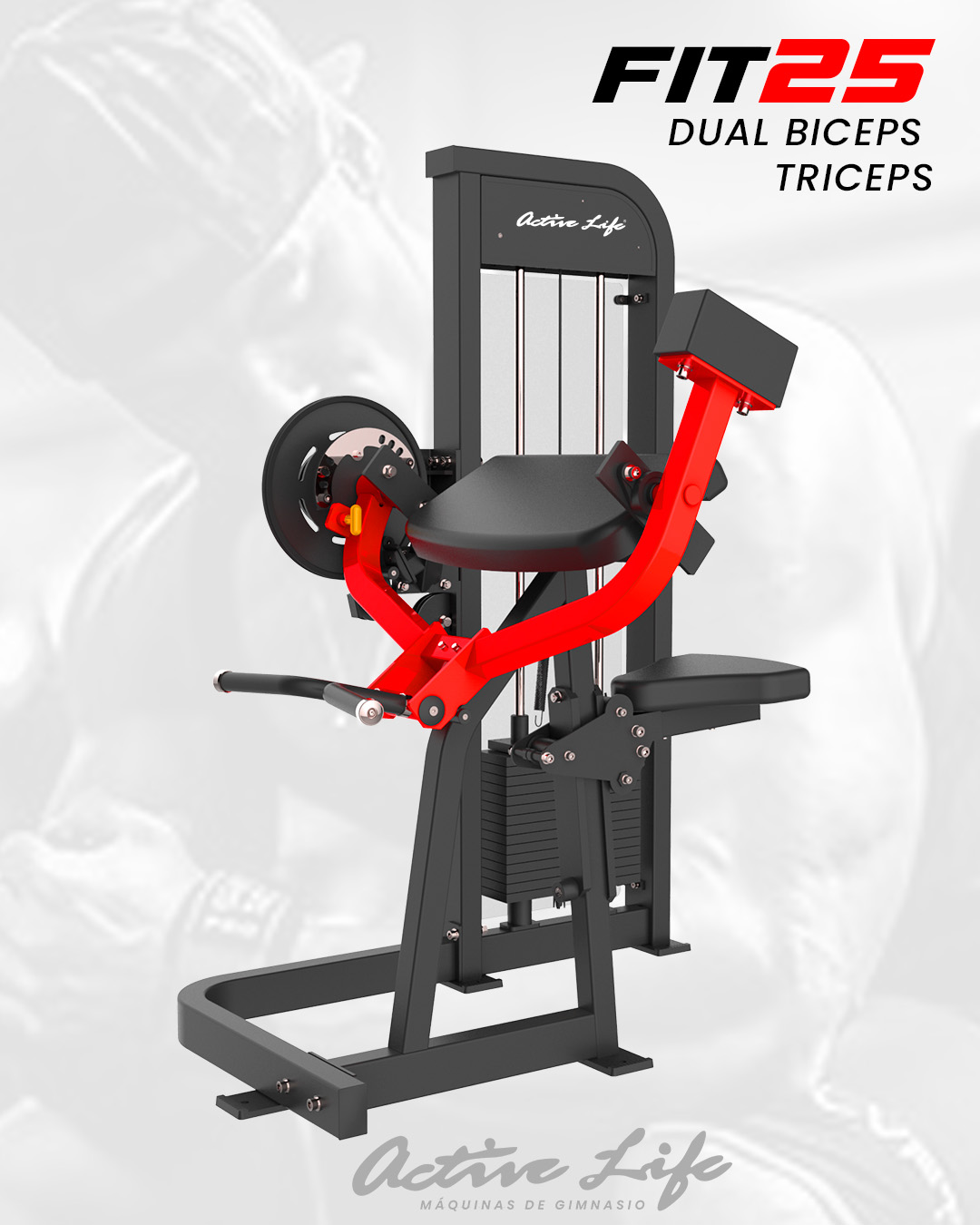 DUAL BICEPS TRIPCES - MAQUINAS DE GIMNASIO ACTIVELIFE