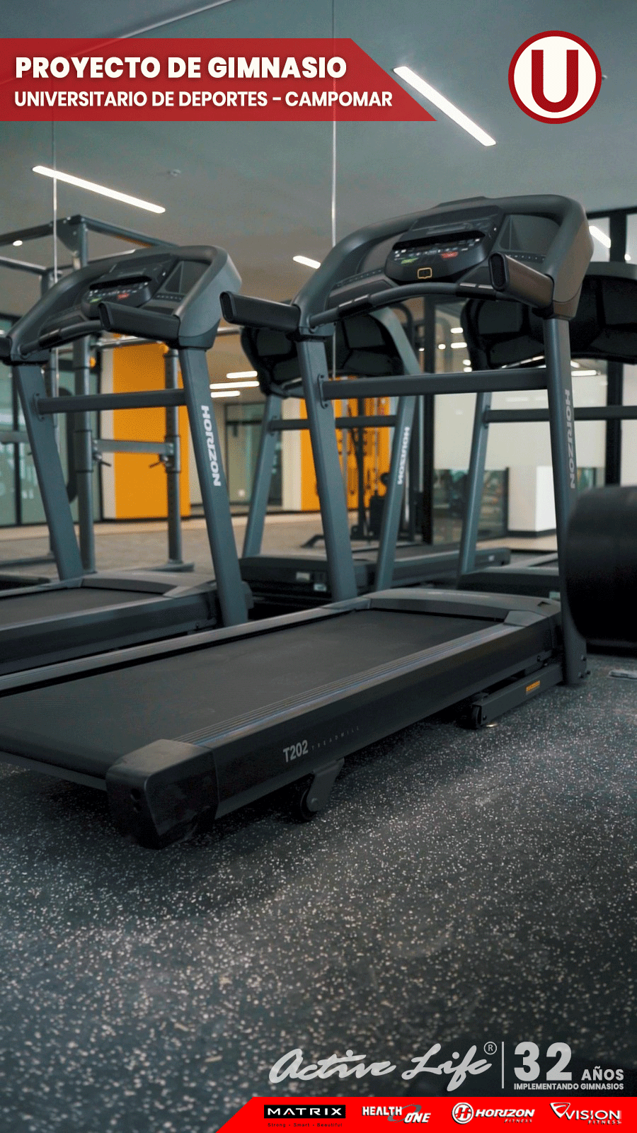 Maquinas de gimnasio para clubes deportivos FPF, IDDE, IDE, FPA, Federacion peruana de futbol, club Universitario de Deportes