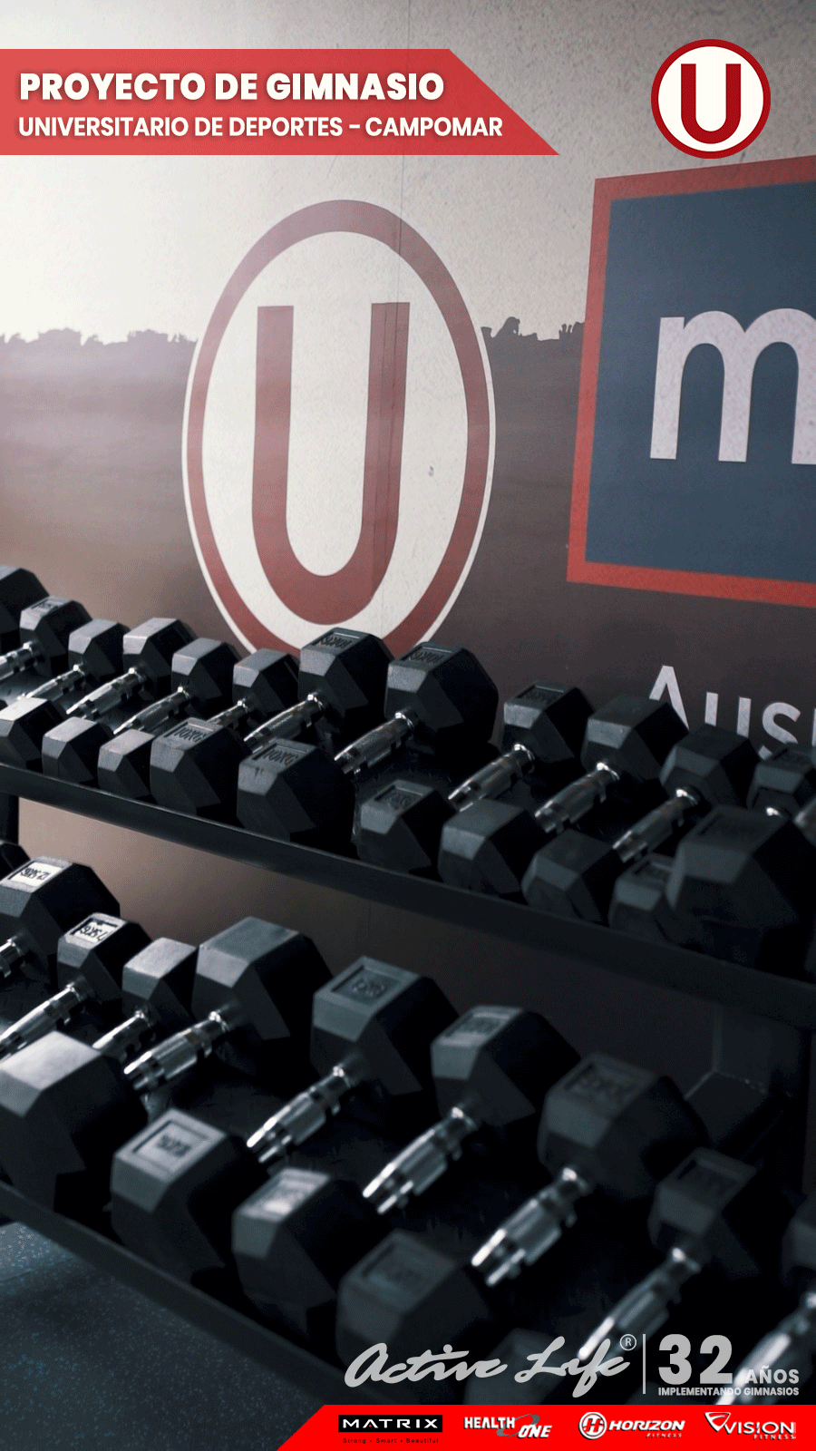 Maquinas de gimnasio para clubes deportivos FPF, IDDE, IDE, FPA, Federacion peruana de futbol, club Universitario de Deportes