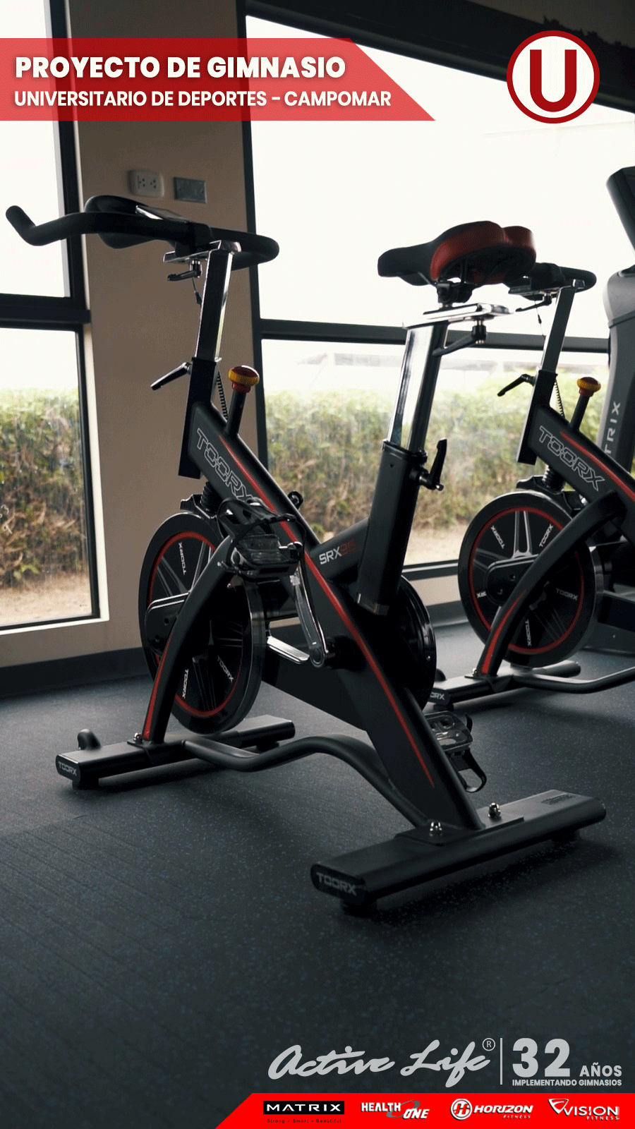 Maquinas de gimnasio para clubes deportivos FPF, IDDE, IDE, FPA, Federacion peruana de futbol, club Universitario de Deportes