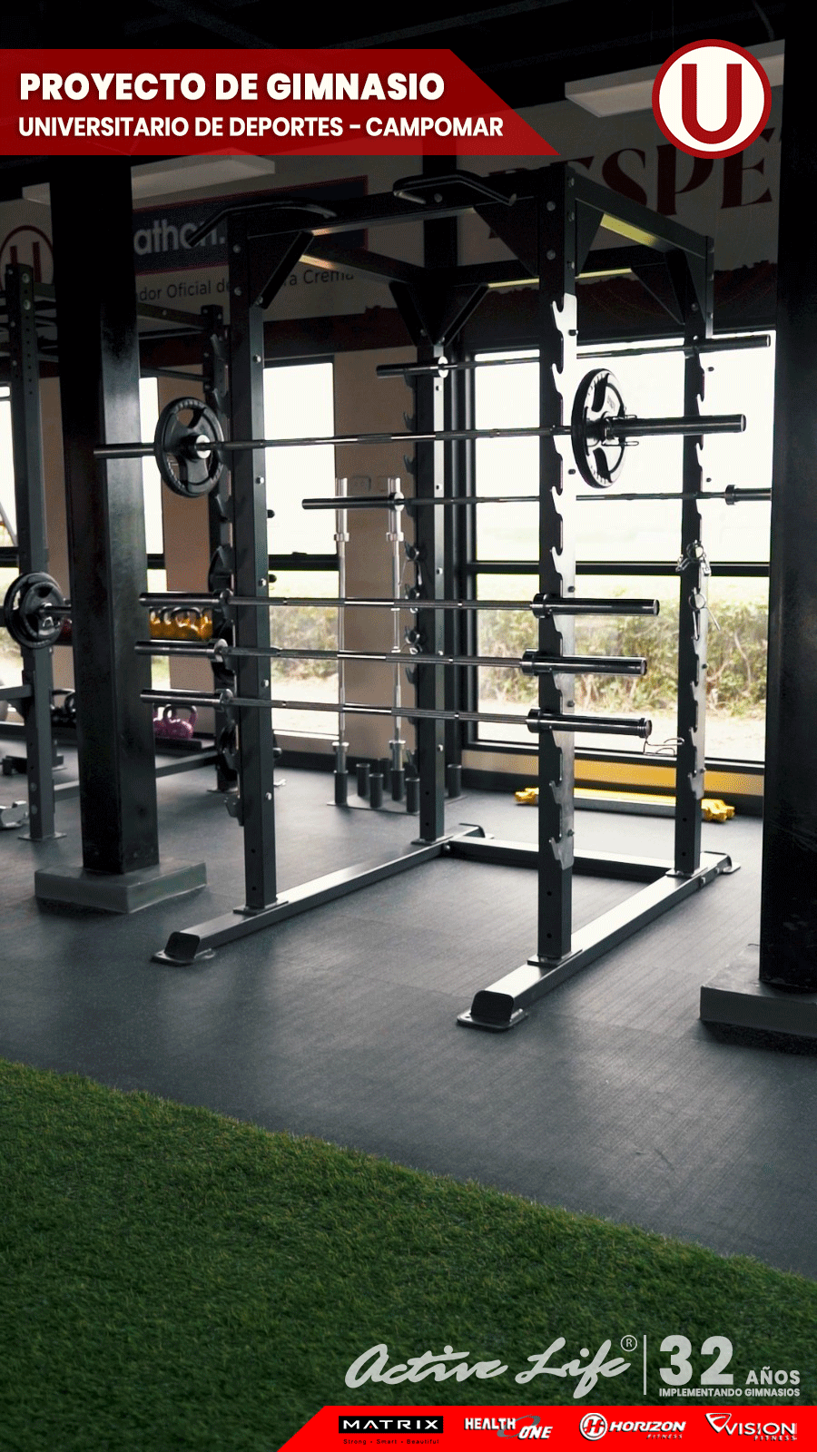 Maquinas de gimnasio para clubes deportivos FPF, IDDE, IDE, FPA, Federacion peruana de futbol, club Universitario de Deportes,