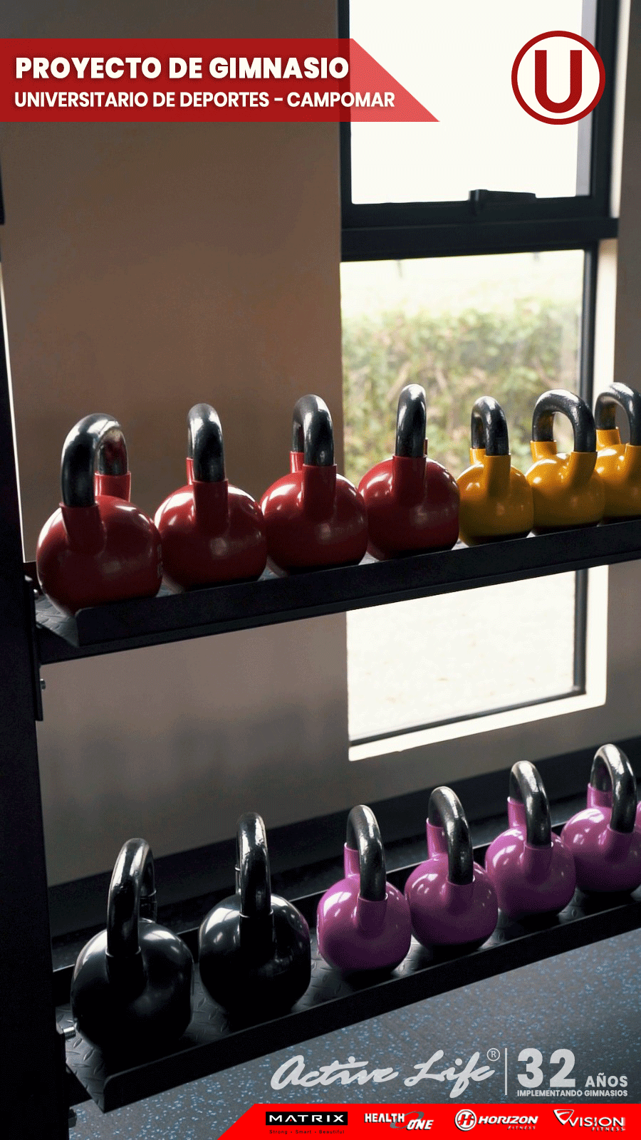 Maquinas de gimnasio para clubes deportivos FPF, IDDE, IDE, FPA, Federacion peruana de futbol, club Universitario de Deportes