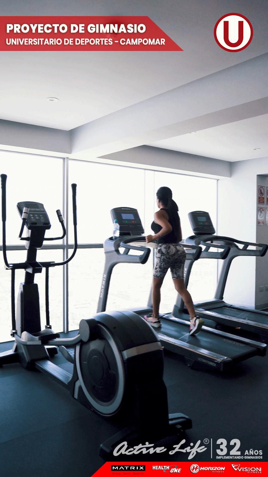 Maquinas de gimnasio para clubes deportivos FPF, IDDE, IDE, FPA, Federacion peruana de futbol, club Universitario de Deportes