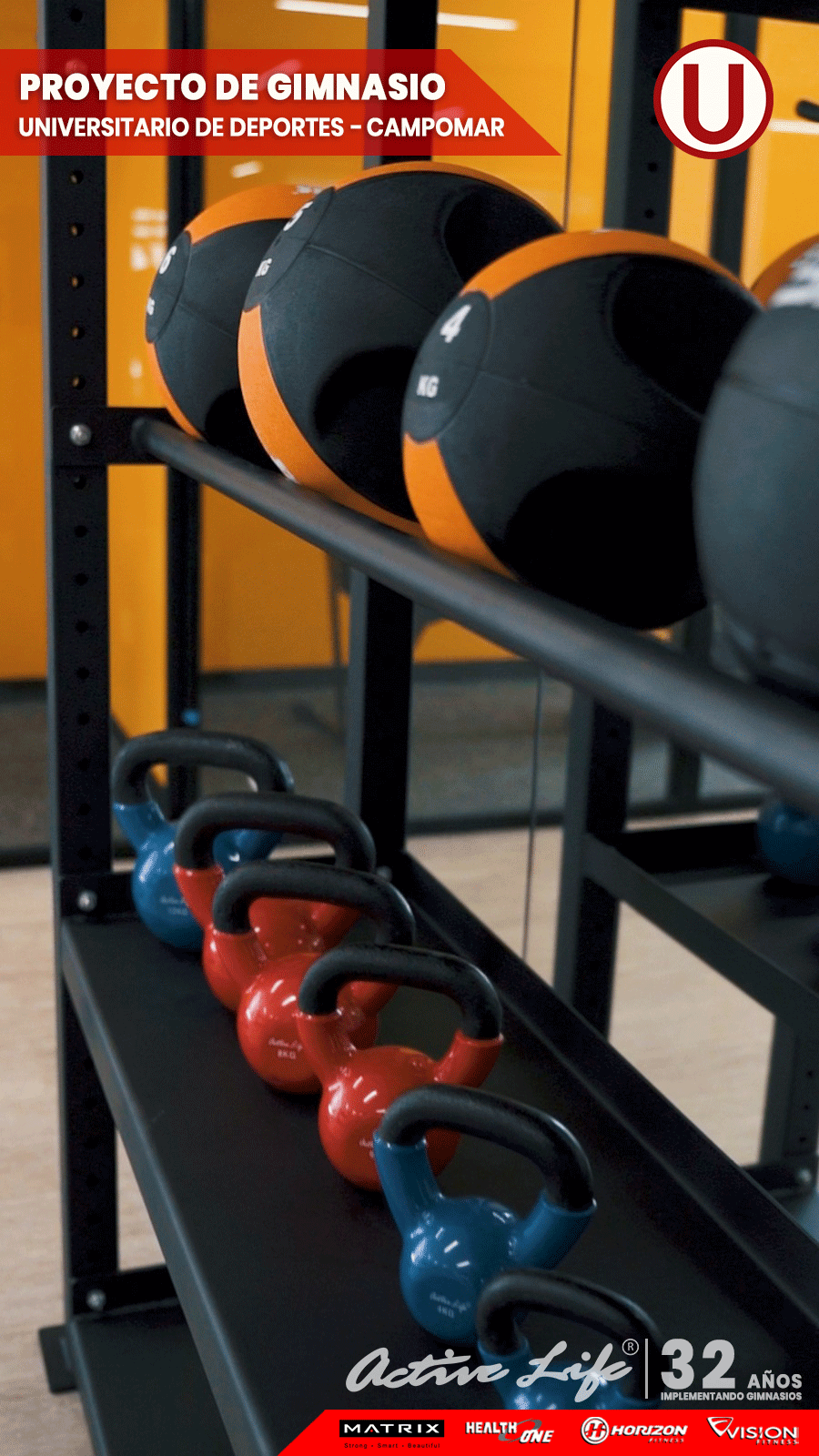 Maquinas de gimnasio para clubes deportivos FPF, IDDE, IDE, FPA, Federacion peruana de futbol, club Universitario de Deportes