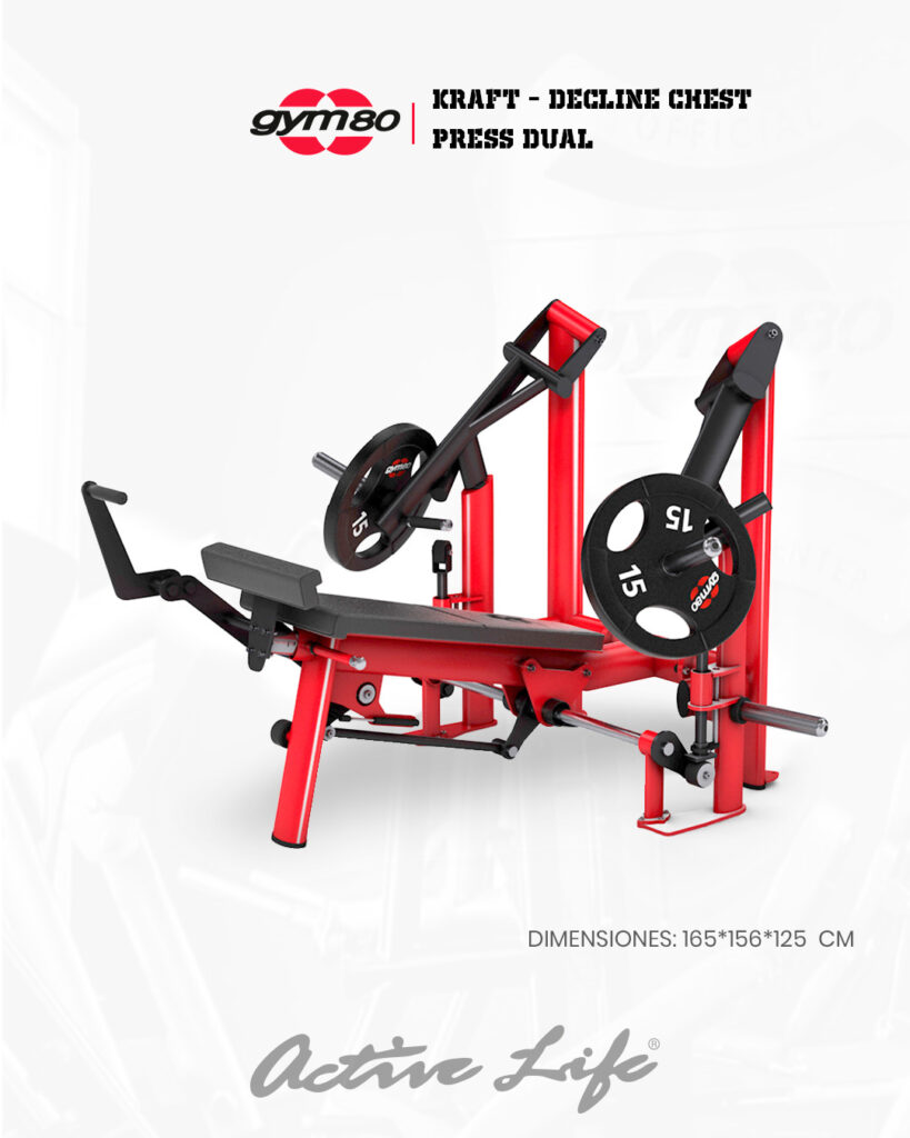 activelife maquinas de gimnasio maquina para pecho gym80