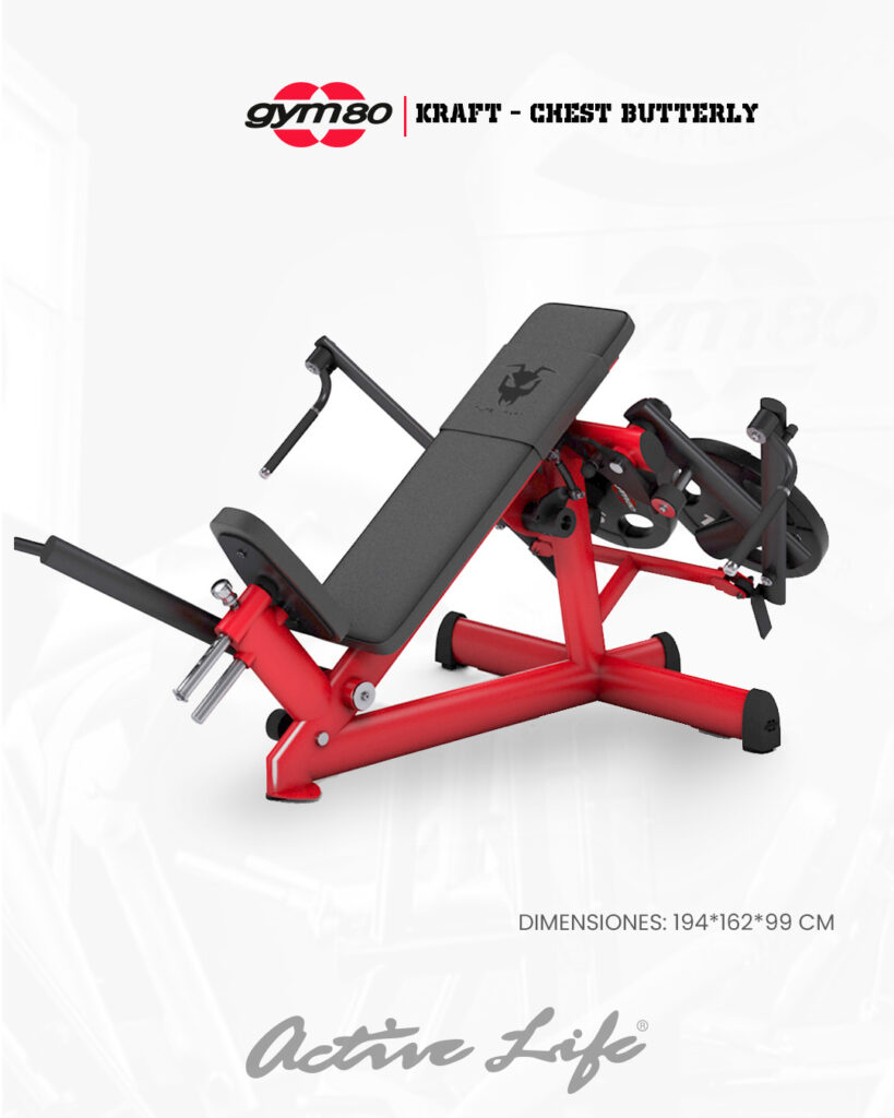 activelife maquinas de gimnasio maquina para pecho gym80