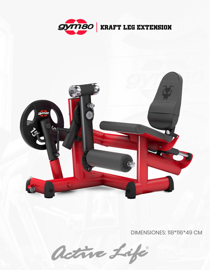 activelife maquinas de gimnasio maquina para piernas cuadriceps gym80