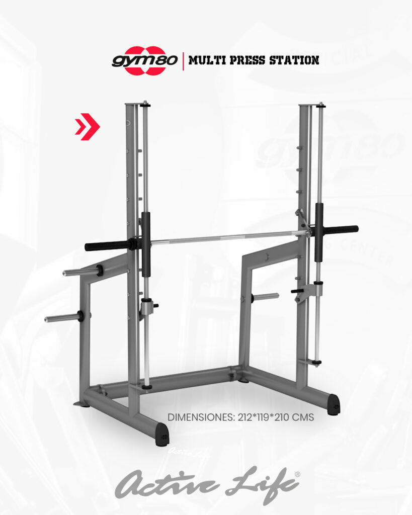 activelife maquinas de gimnasio maquina smith rack gym80