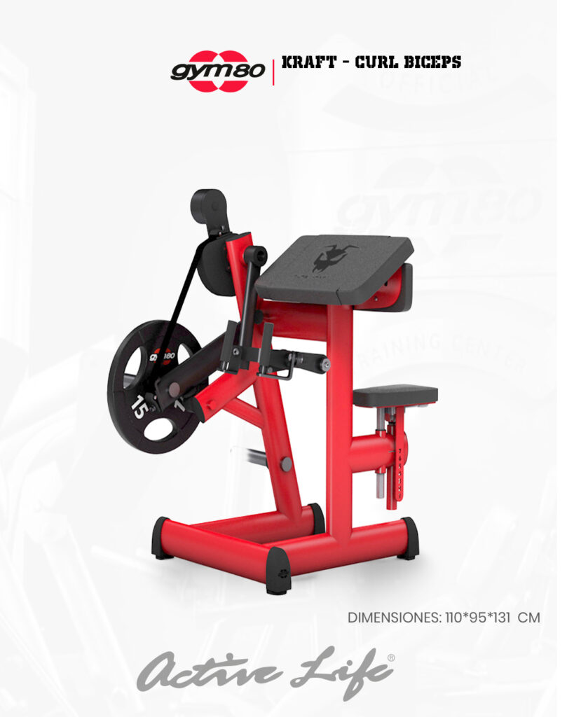 activelife maquinas de gimnasio maquina de biceps gym80