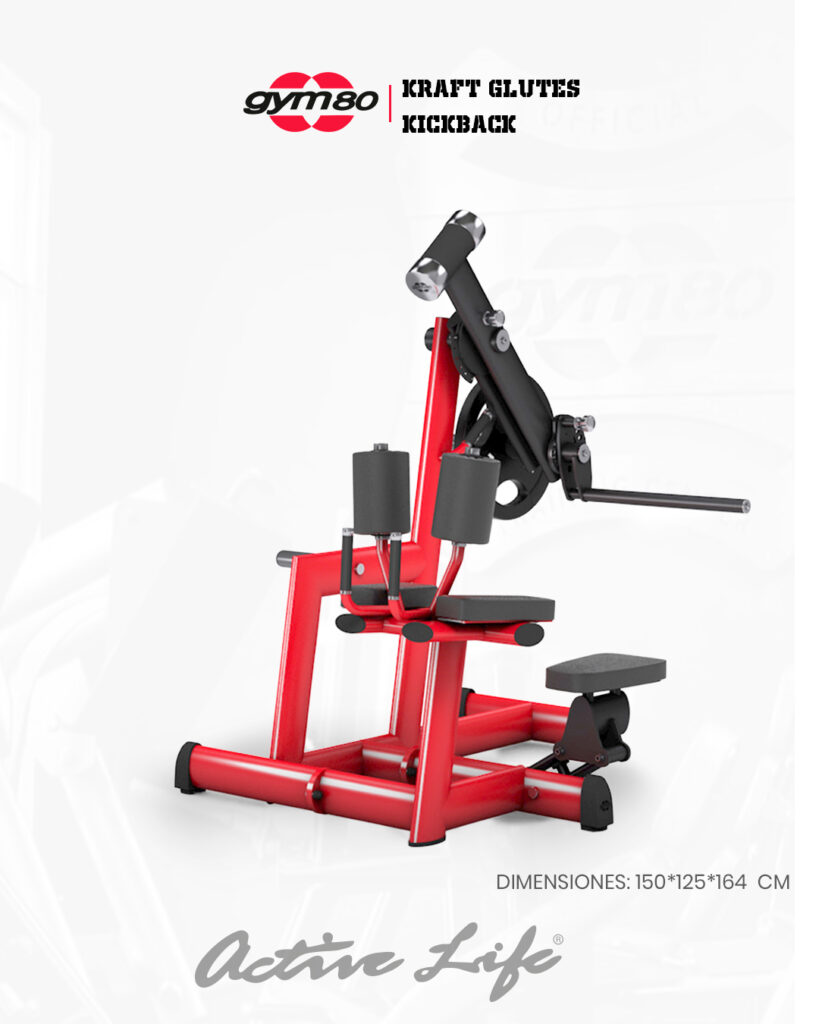 activelife maquinas de gimnasio maquina de gluteos gym80