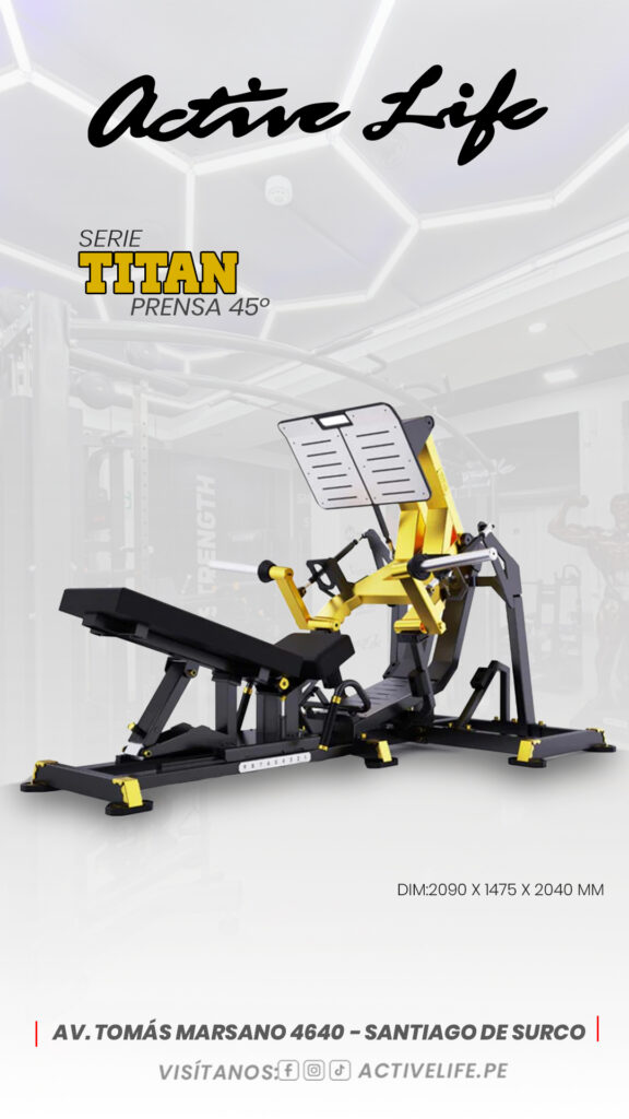 Prensa 45 de linea TITAN de Activelife