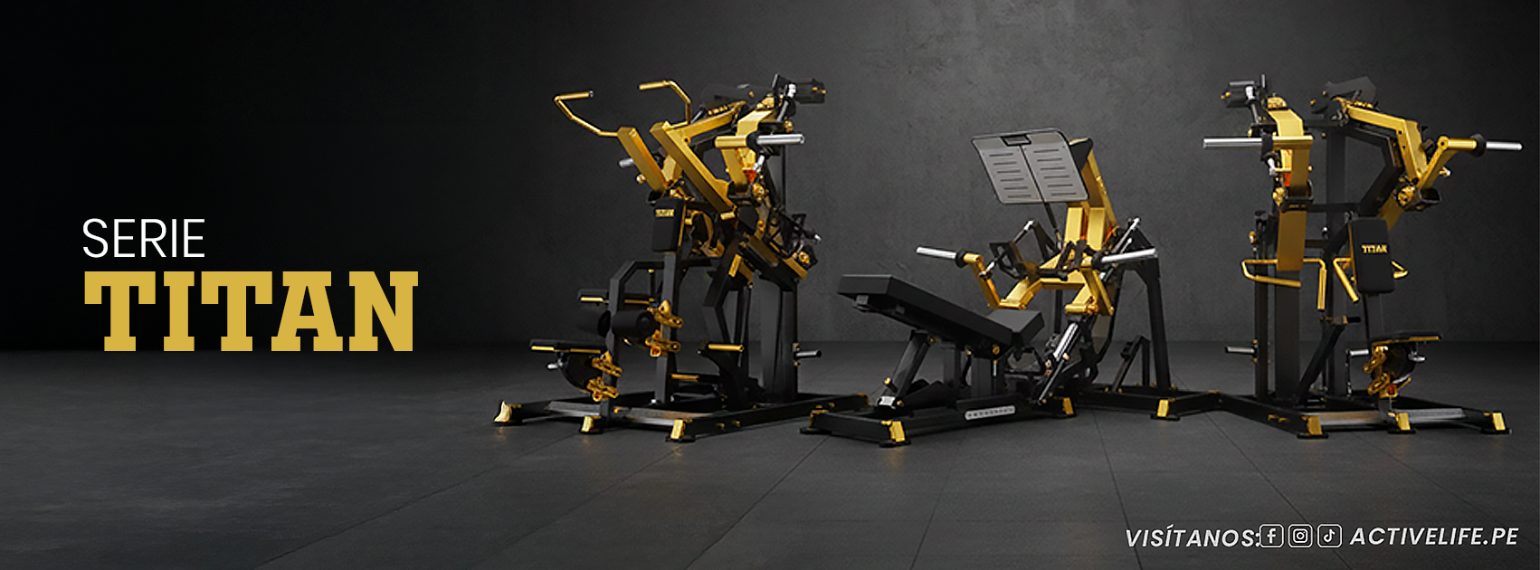 TITAN de Activelife, maquinas de gimnasio