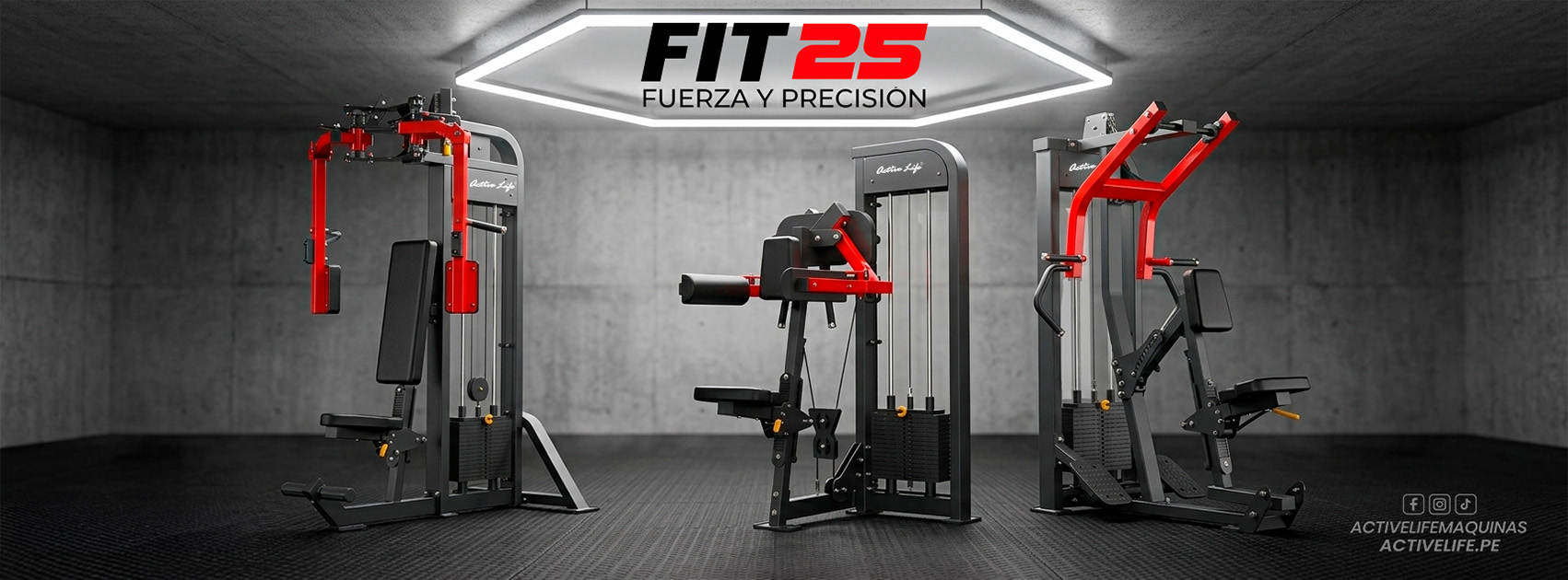 FIT25 de Activelife, maquinas de gimnasio