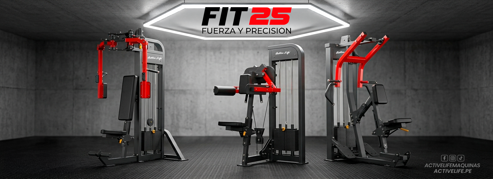 FIT25 de Activelife, maquinas de gimnasio