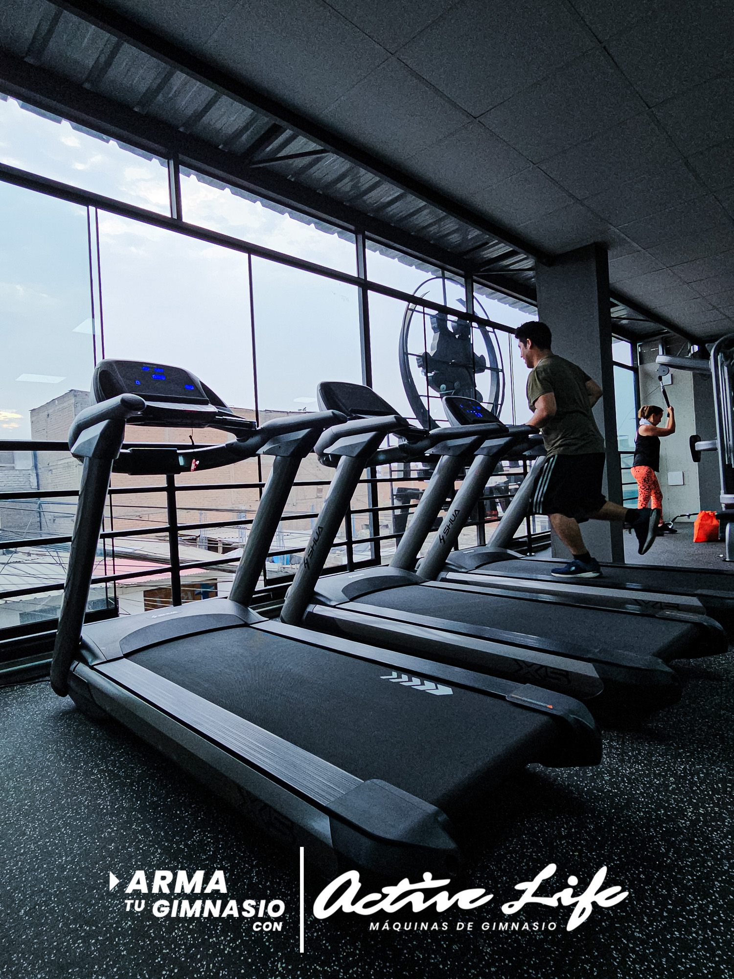 Maquinas de gimnasio activelife. Piso de caucho, maquinas para musculacion, cardio, peso libre, entrega inmediata,