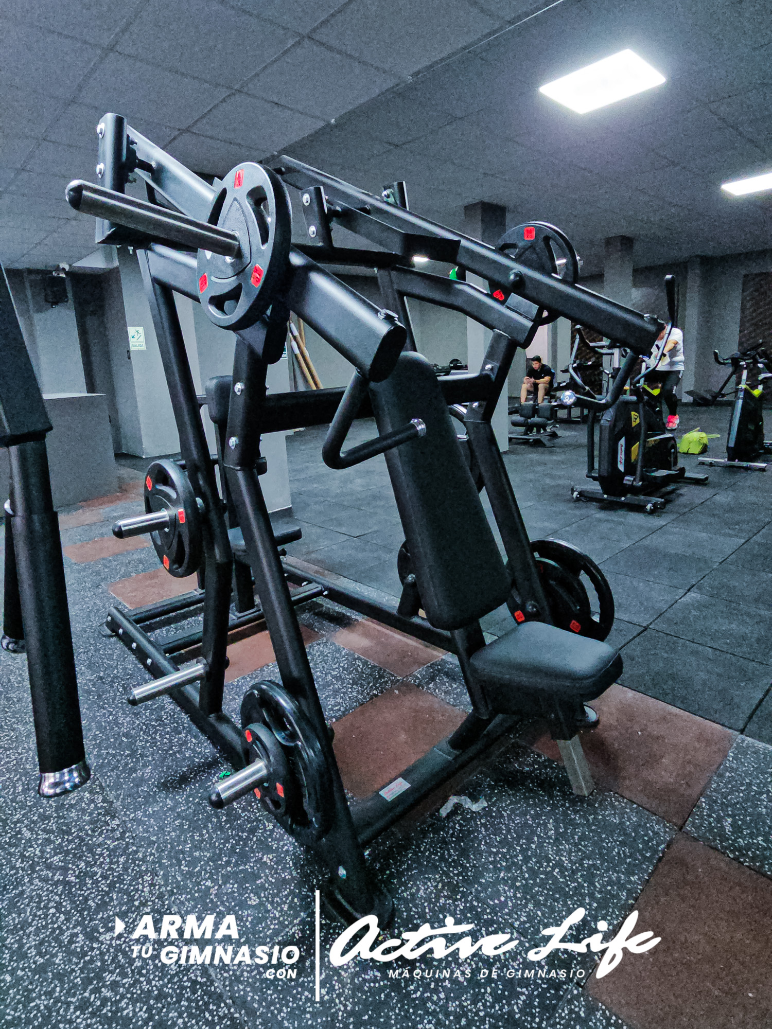 Maquinas de gimnasio activelife. Piso de caucho, maquinas para musculacion, cardio, peso libre, entrega inmediata,