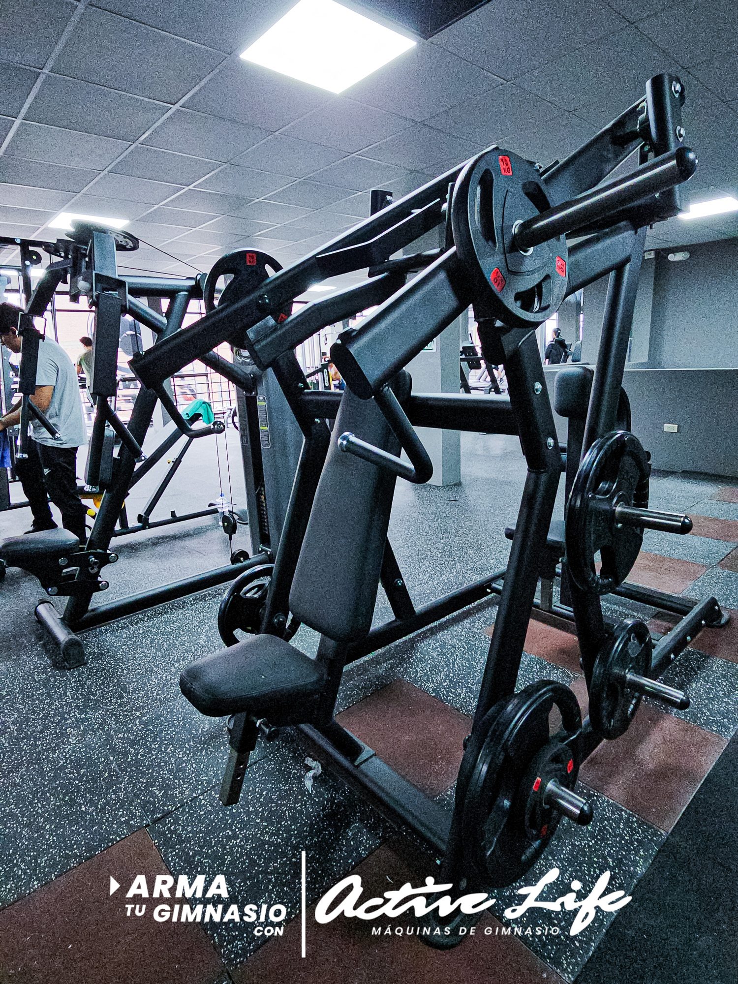 Maquinas de gimnasio activelife. Piso de caucho, maquinas para musculacion, cardio, peso libre, entrega inmediata,